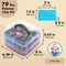 79 Piece Polymer Clay Starter Kit, Oven Bake Modeling Clay with Sculpting Tools